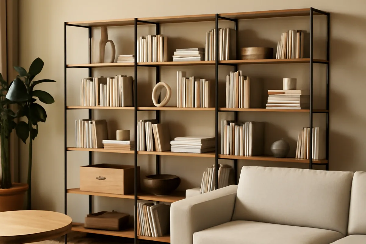 Scaffali modulari per libreria soggiorno: il motivo per cui stanno rivoluzionando le case